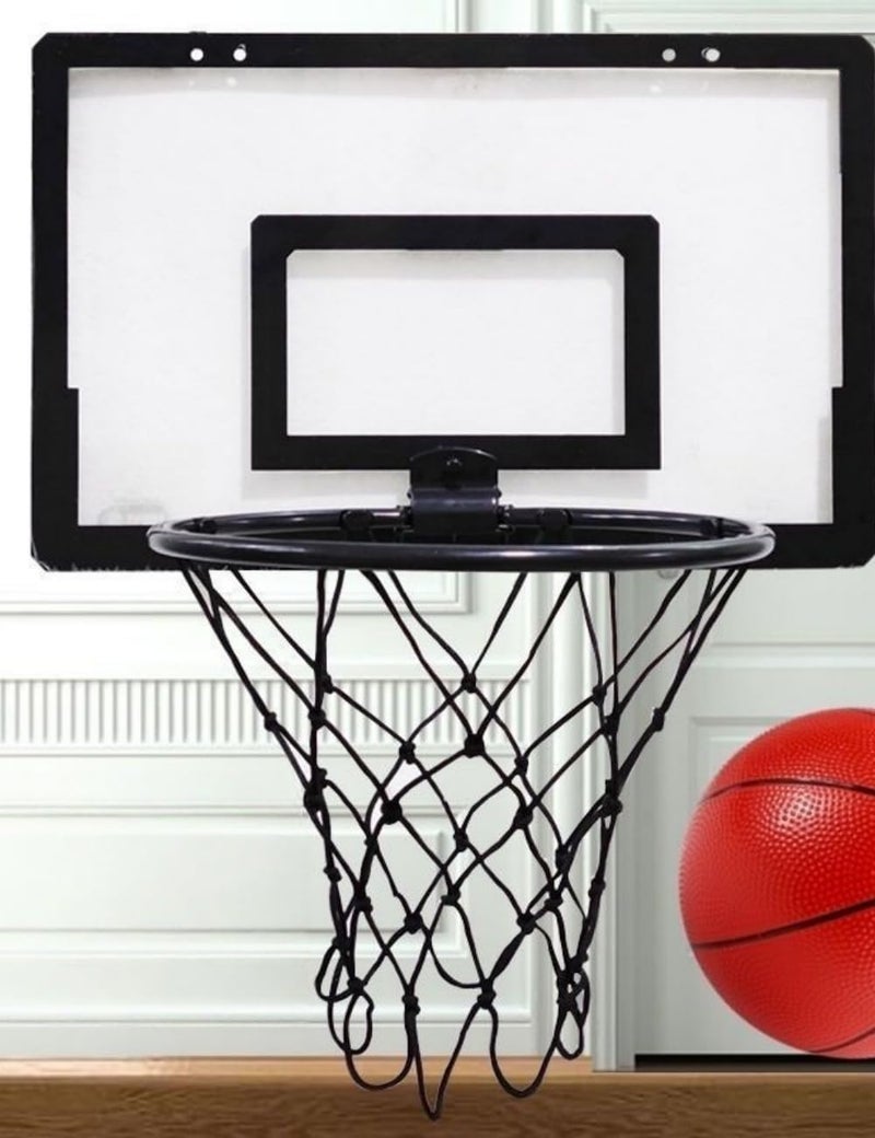 uvbws Black Basketball net Replacement, 21 inches Long, 12 Rings, Durable Nylon Material, wear-Resistant, Anti tangling, Suitable for Standard Indoor and Outdoor Basketball Baskets - Image 3
